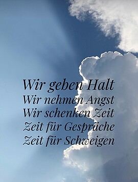 Banner 22.05.2026 Hospizbüro Dingolfing - Wollanger 3 - geöffnet 