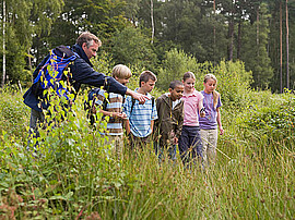 Banner Natur erkunden am Teisbach