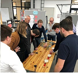 Banner Planspiel Prozessverbesserung durch Lean Production