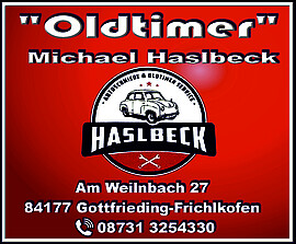 Banner GFG-Stammtischabend in Frichlkofen