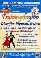 Logo Schnuppertraining - Anfängertrainings - Discofox Figuren usw.