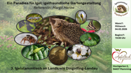 Banner 3. Igelstammtisch in Dingolfing-Landau