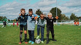 Banner Feriencamp mit der Skillers Academy
